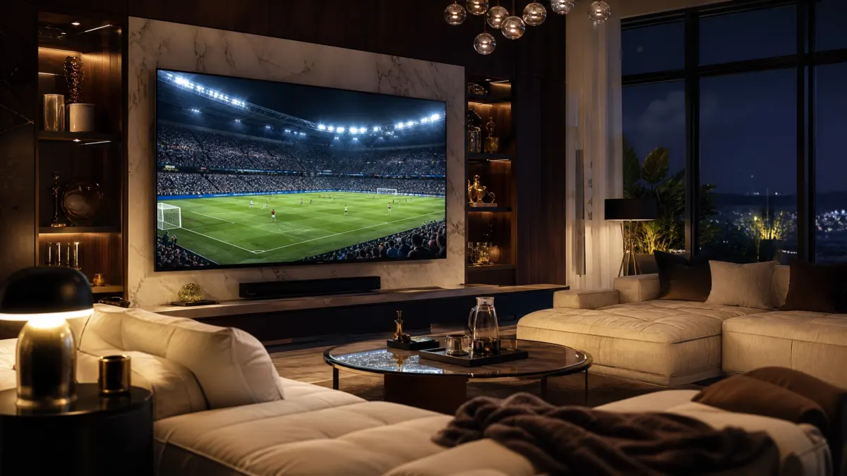 Deportes en IPTV sin cortes en un estadio
