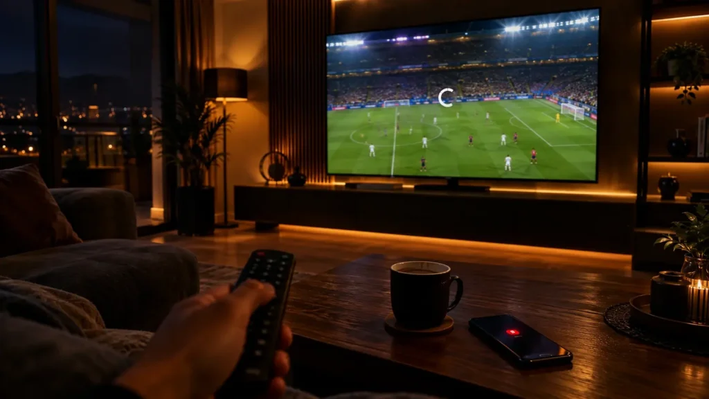 IPTV fútbol gratis: partido congelado por el corte de una lista en plena jornada
