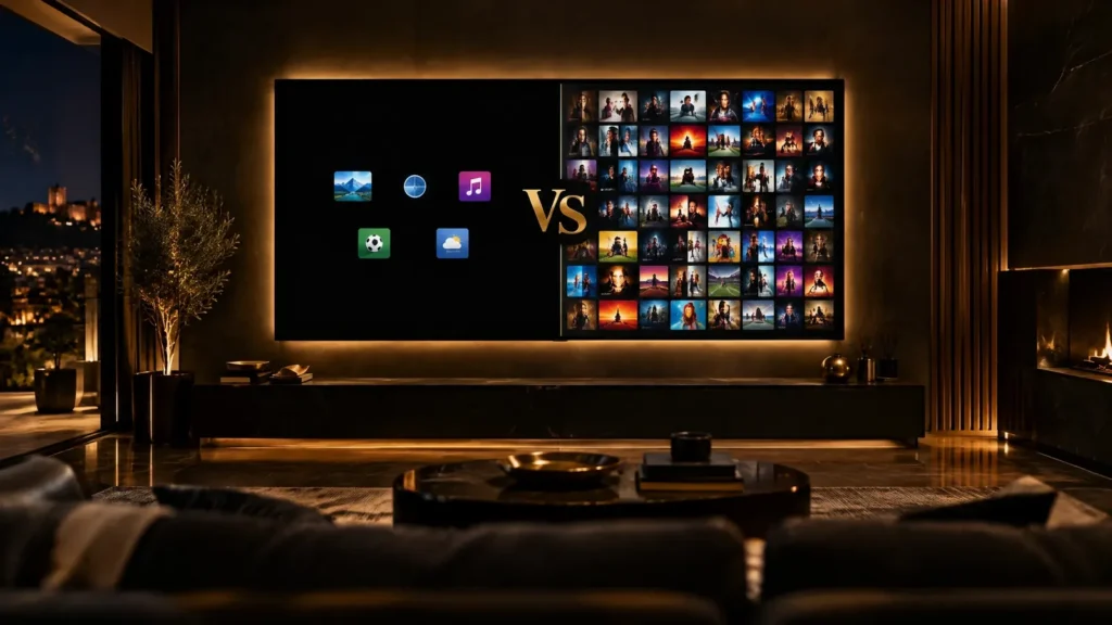 IPTV vs Orange TV: comparativa visual entre Orange TV Libre y MejorIPTV