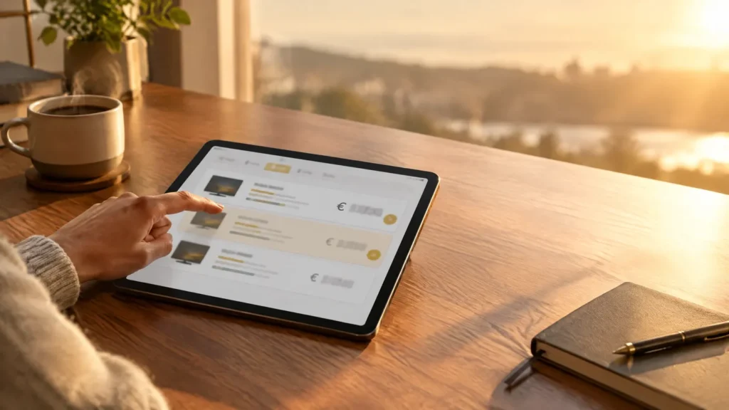 Comparación del precio de suscripción IPTV en España en una tablet